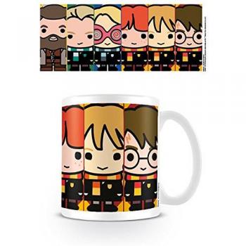 Harry Potter Carcasa Brujas y Magos Taza de cerámica, Multicolor