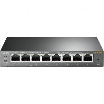 TP-Link TL-SG108PE Switch di rete 8 porte Nero