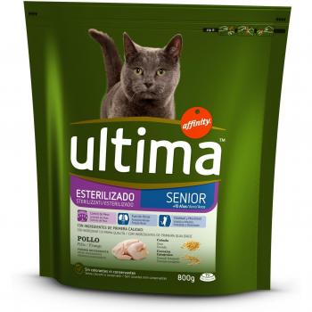 Ultima Pienso para Gatos Esterilizados Senior con Pollo