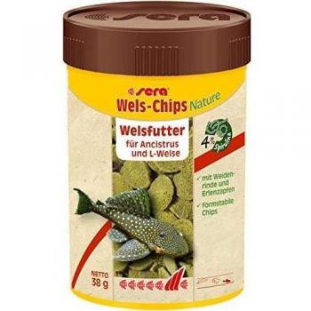 Sera Wels-Chips. Alimento para siluros. 100 ml