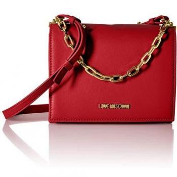 Bolso Love Moschino Borsa Smooth PU, rojo para mujer