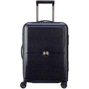 DELSEY PARIS TURENNE, Maleta de cabina rígida delgada, 55 x 40 x 20 cm, 35 litros, XS, Negro