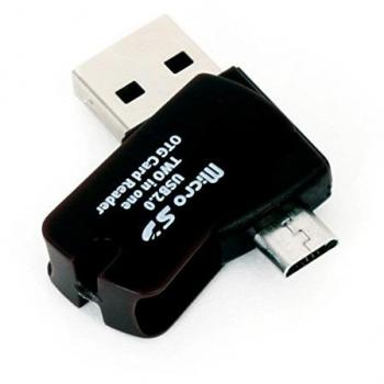 Scheda di Memoria MicroSD 8GB 4-in-1 con Lettore e OTG