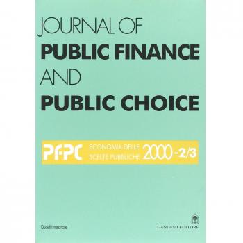 Journal of public finance and public choice. Economia delle scelte pubbliche (2000) vol. 2-3
