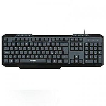 Tastiera tecnica USB multimediale con filo layout italiano ergonomica impermeabile gaming ufficio desktop keyboard wired