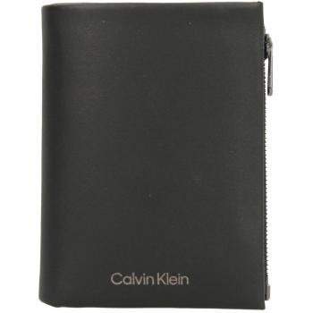 Cartera de piel negra Calvin Klein