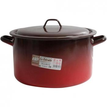 OLLA RECTA C/TAPA 28CM