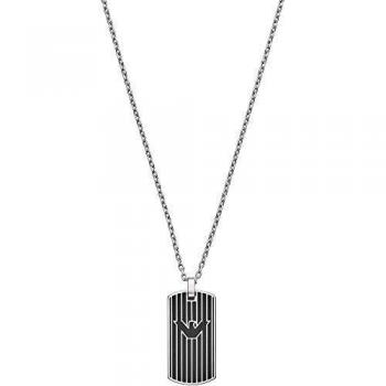 Emporio Armani Collares de los hombres acero inoxidable