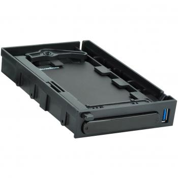 SILVERSTONE SM-MS06B 2,5 ALUMINIO NEGRO