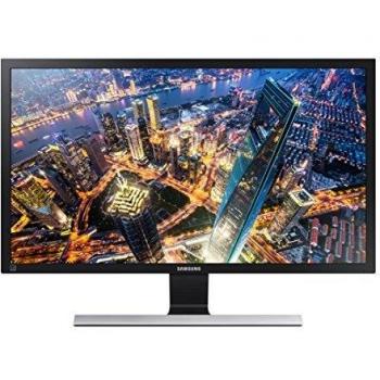 Samsung Monitor HRM U28E570DSL, Flat, 28, 3840x2160 (UHD 4K), Pannello TN, 60 Hz, 1 ms, FreeSync, HDMI, Display Port, Ingresso Audio, PIP PBP, Eye Saver Mode, Flicker Free, Nero