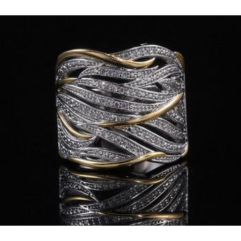 Anillos de piedras de cristal para mujer