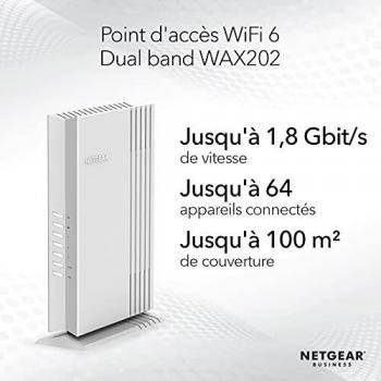 Access Point NETGEAR WAX202 Wi‑Fi 6 Dual Band AX1800