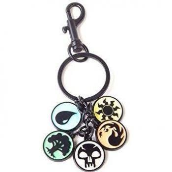 Llavero de metal con charms de Magic: The Gathering