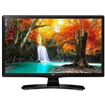 LG 24TK410V-PZ Monitor TV LED 23.6 pollici, 16:9, HD Ready, T2 / HEVC, Nero