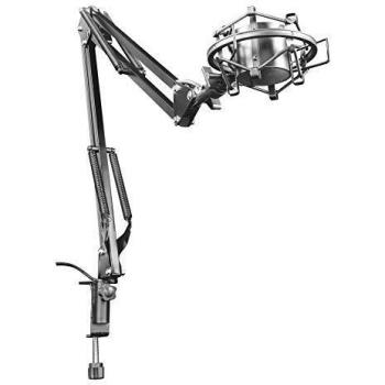 Trust Gaming GXT 253 Emita Braccetto Microfono Regolabile, Nero