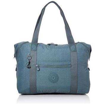 Kipling ART M Bolsa de tela y playa, 58 cm, 26 litros, Verde (Aloe Claro)