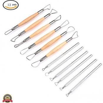 Kit de herramientas de escultura en cerámica y arcilla