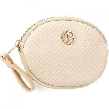 Pepe Jeans Monedero redondo Sprig beige