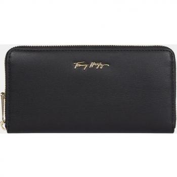 Cartera alargada negra Tommy Hilfiger