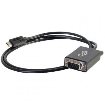 C2G USB C 2.0 a DB9 RS232 Macho Módem Cable Adaptador de Extensión de Puerto Serial