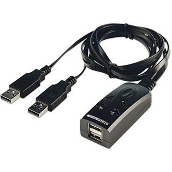 Lindy Switch Kvm Tastiera Mouse Usb Per 2 Computer