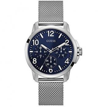 Guess Reloj Multiesfera para Hombre de Cuarzo con Correa en Acero Inoxidable W1040G1