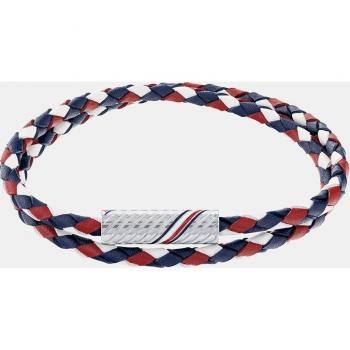 Pulsera Tommy Hilfiger Acero y Cuero Tricolor