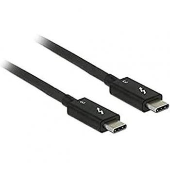 DeLOCK 84846 Cavo Thunderbolt USB 1,5 m USB C Nero