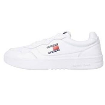 Zapatillas Tommy Jeans Cupsole Leather Essential blanco puro