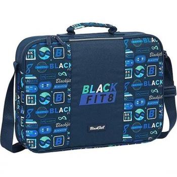 Cartera Extraescolares Reciclable Blackfit8 'Logos Retro'