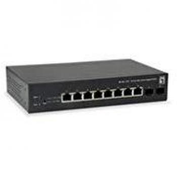 LevelOne GEP-1051 switch di rete Gestito L2/L3/L4 Gigabit Ethernet (10/100/1000) Supporto Power over (PoE) Nero
