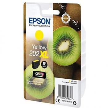 Epson 202 Series Kiwi Original Claria Premium XL Yellow Ink Cartridge