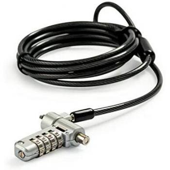 TECHAIR TALUC07 Cavo Sicurezza Nera Argento 2m