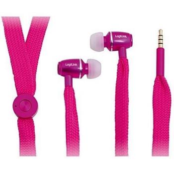 Cuffia Logilink HS0026 Audio In-Ear 3.5 mm Rosso