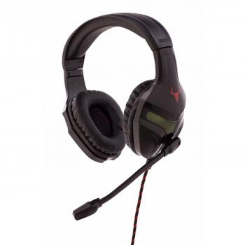 CUFFIE GAMING MICROF. REG., CHECK VOL., 3.5MM PLUG