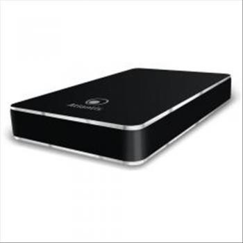Atlantis A06-HDE-212B 2.5 SATA HDD External Box, Black Satin Finish ( requires HD ) Interface USB 2.0