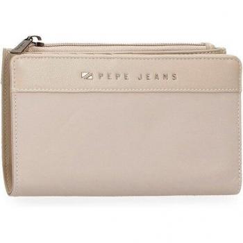 Pepe Jeans. Cartera con tarjetero Morgan beige