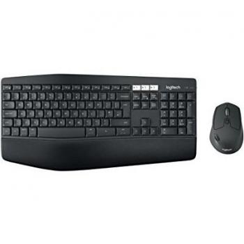 Tastiera wireless Logitech 920-008228 con layout spagnolo QWERTY, nero