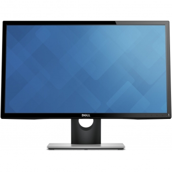 Dell SE2416H Monitor Pc da 24 Pollici con Schermo LCD Full HD, Risoluzione 1920x1080 Pixel, Retroilluminazione a LED, Entrate AV/AVG/HMI, Inclinazione regolabile, Colore Nero