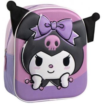 Mochila 3D Hello Kitty Kuromi Infantil