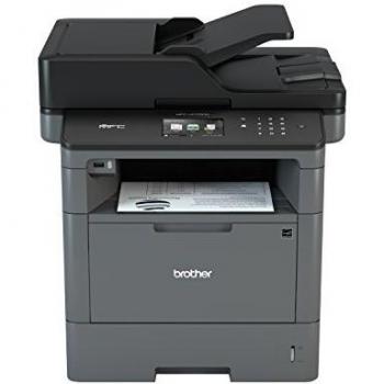 Brother MFCL5700DN Stampante Multifunzione Laser con Fax, Bianco e Nero, Velocità di Stampa 40 ppm, Rete Cablata (no Wi-Fi), Stampa Fronte/Retro Automatica, Display Touchscreen a Colori da 9.3 cm