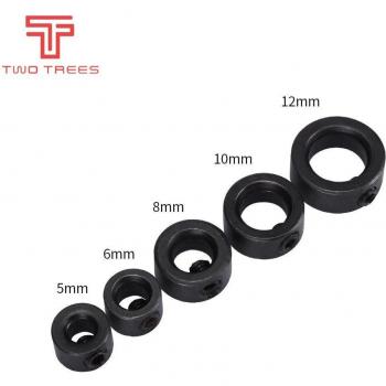 Collar de bloqueo de eje 8mm, anillo de bloqueo T8, 5 unidades