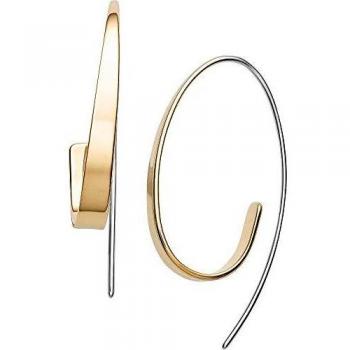 Pendientes Skagen de acero dorado