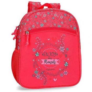 MOVOM Mochila Pequeña Rosa 32 cm