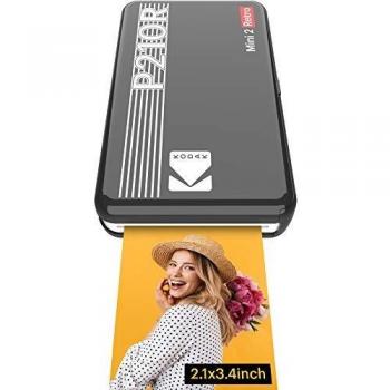 Kodak Mini Shot Instant Portable Photo Printer, 2x3 Inch Prints, Bluetooth and Smartphone Compatible with iOS and Android