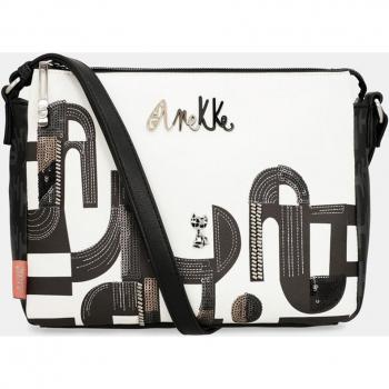 Bolso bandolera con tres compartimentos Sixties