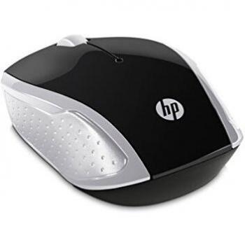 HP 200 Wireless Mouse with Ergonomic Profile, Silver