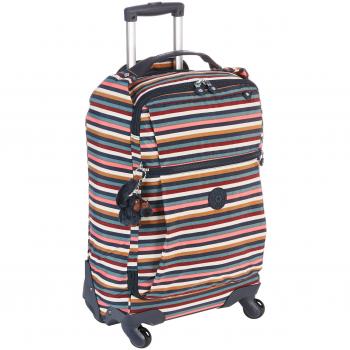 Kipling Darcey Equipaje de Mano, 55 cm, 30 litros, (Multi Stripes)