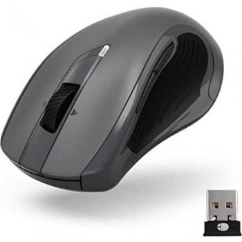 Hama Mouse ergonomico senza fili laser grigio scuro 7 tasti 3200 dpi