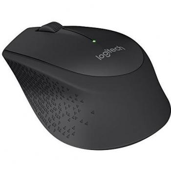 Logitech Wireless Mouse M280 2.4 GHz with USB Nano Receiver, Optical Tracking 1000 DPI, 3 Buttons, Battery Life Up to 18 Months, Compatible with PC, Mac, Laptop, Chromebook
